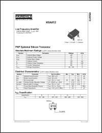 KSA812 Datasheet