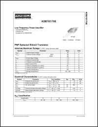KSB708 Datasheet