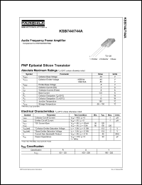 KSB744 Datasheet