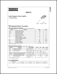 KSB772 Datasheet