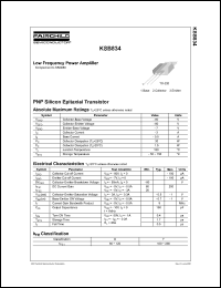 KSB834 Datasheet