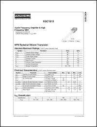 KSC1173 Datasheet