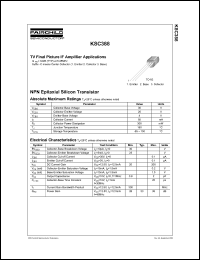 KSC388 Datasheet