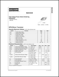 KSC5338DW Datasheet