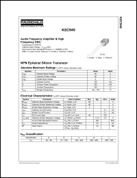 KSC945 Datasheet