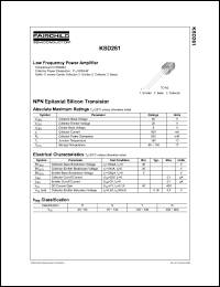 KSD261 Datasheet