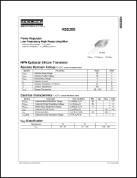 KSD288 Datasheet