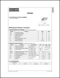 KSD880 Datasheet