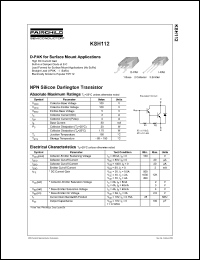 KSH112 Datasheet