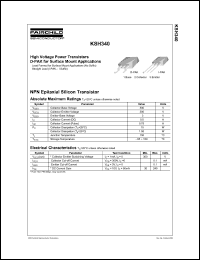 KSH340 Datasheet