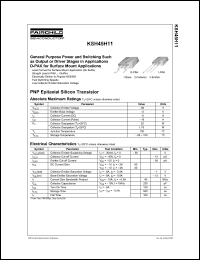 KSH45H11I Datasheet