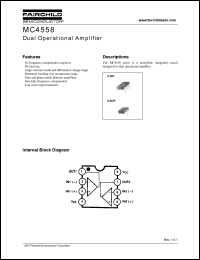 MC4558 Datasheet