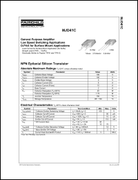 MJD41C Datasheet