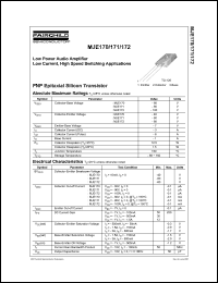 MJE171 Datasheet