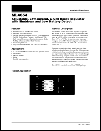 ML4854 Datasheet