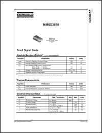 MMSD301T1 Datasheet