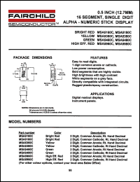 MSA5460C Datasheet