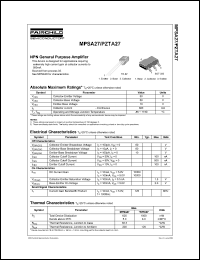PZTA27 Datasheet