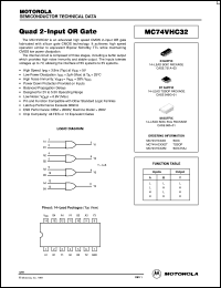 MC74VHC32MEL Datasheet