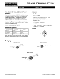RFD14N06LSM Datasheet
