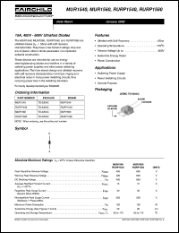 RURP1560 Datasheet