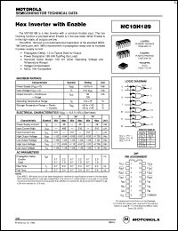 MC10H189FNR2 Datasheet