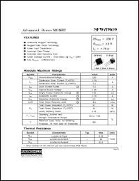 SFW2955 Datasheet