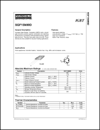 SGF15N90D Datasheet