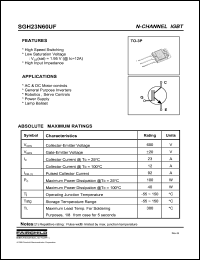 SGH23N60UF Datasheet