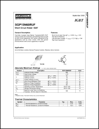 SGP15N60RUF Datasheet