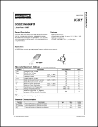 SGS23N60UFD Datasheet