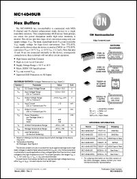 MC14049UBFEL Datasheet