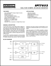 SPT7850SIS Datasheet