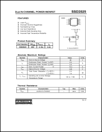 SSD2007A Datasheet