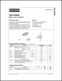 SSF10N60B Datasheet