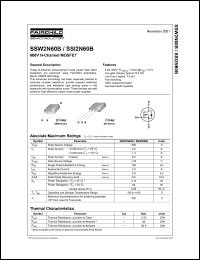 SSI2N60B Datasheet