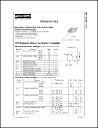 TIP100 Datasheet