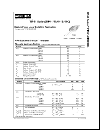 TIP41A Datasheet