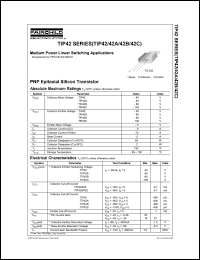 TIP42 Datasheet