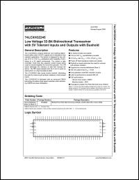 74LCXH32245 Datasheet
