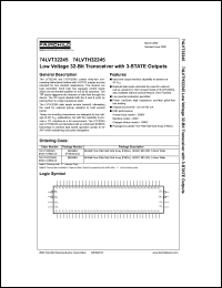 74LVTH322374 Datasheet