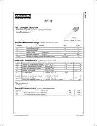 BC516 Datasheet