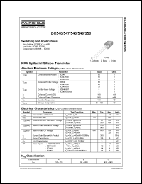 BC550 Datasheet