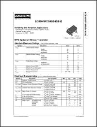 BC850 Datasheet