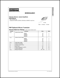 BDW24C Datasheet