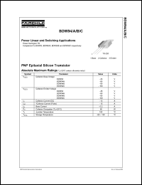 BDW94C Datasheet