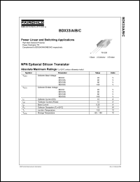 BDX33C Datasheet