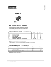 BSR17A Datasheet