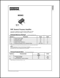 BSS63 Datasheet