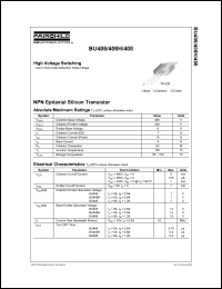 BU408 Datasheet